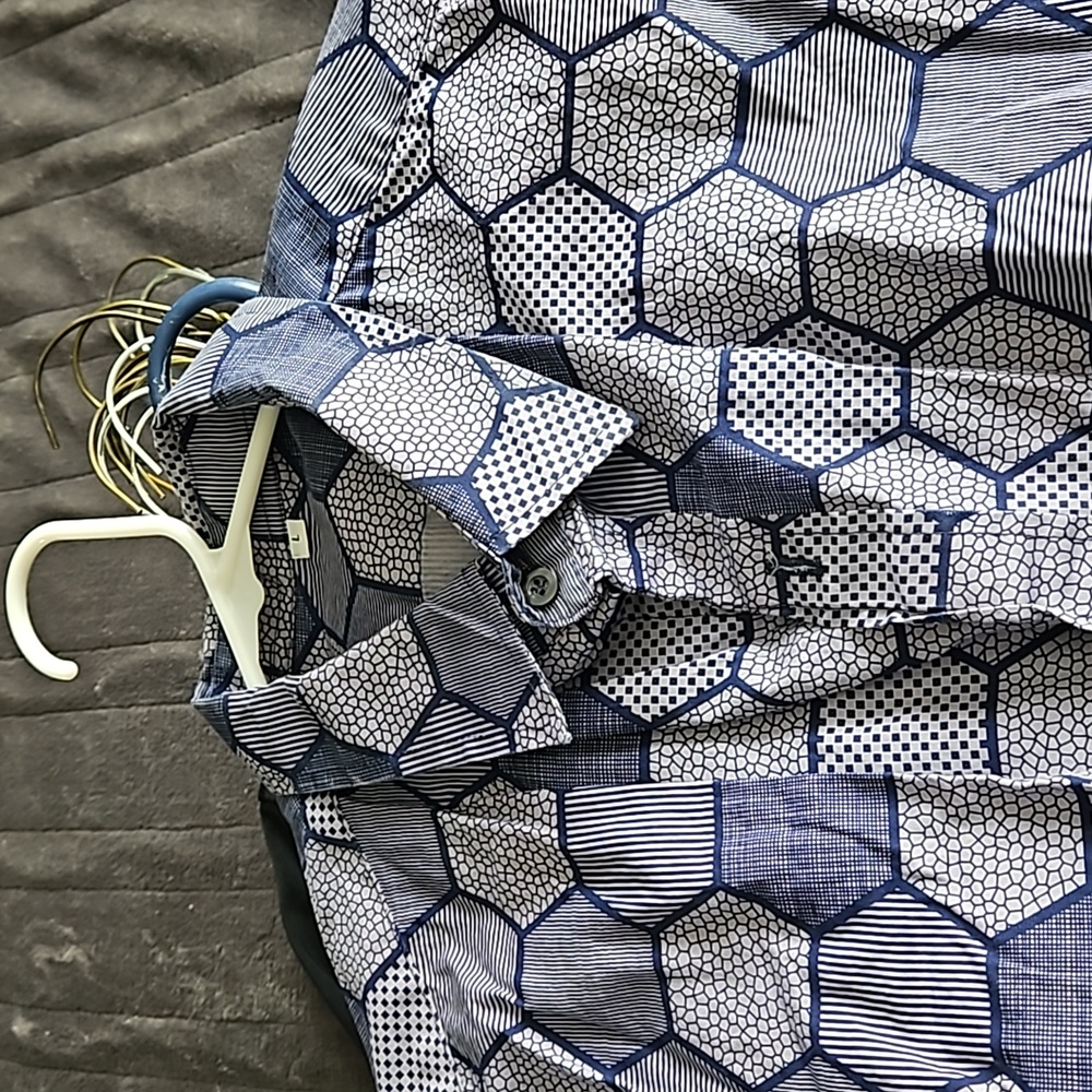 Mens long sleeve button up